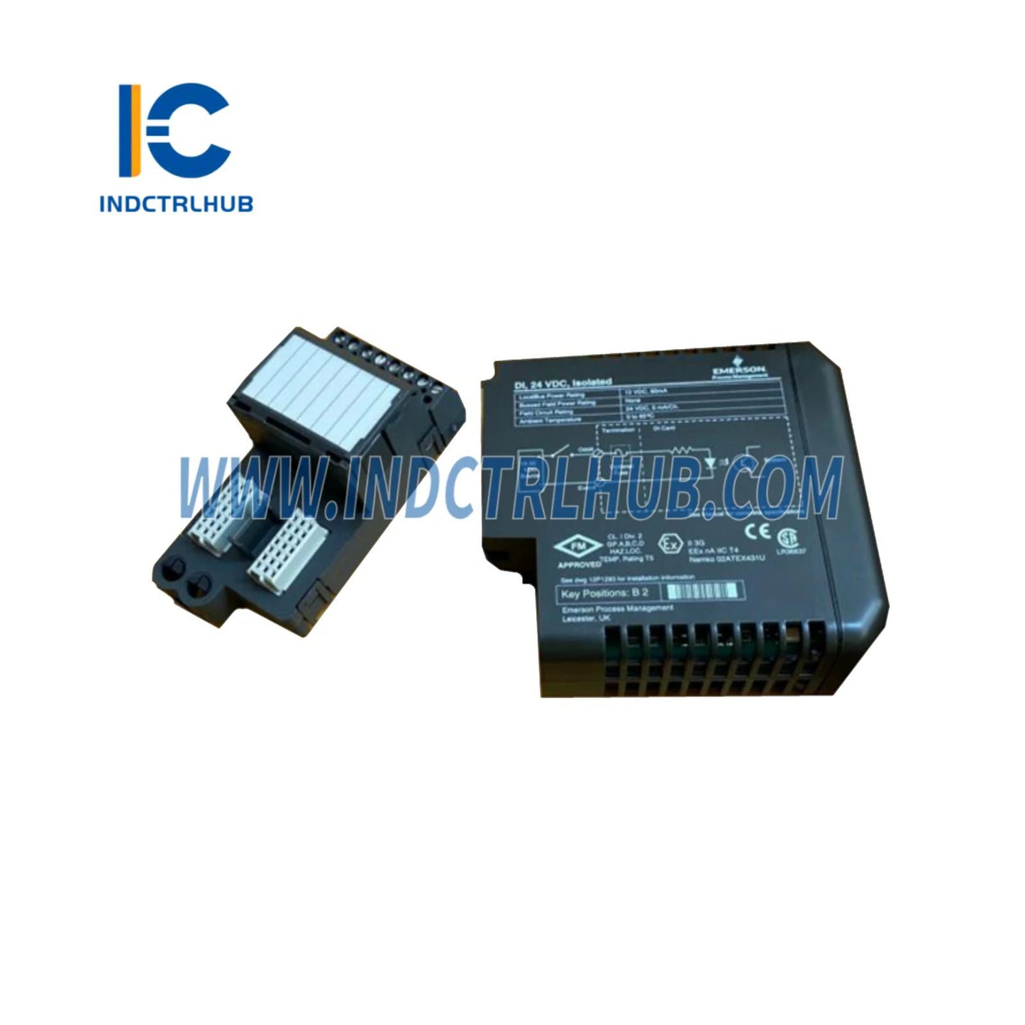 Emerson VE4050S2K1C0 DeltaV 8-Wide I/O Carrier with Integrated Power