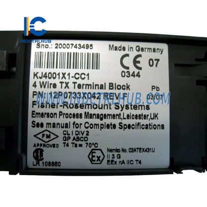 Emerson KJ3222X1-BA1+KJ4001X1-CC1/VE4003S2B3 Analog Input Module