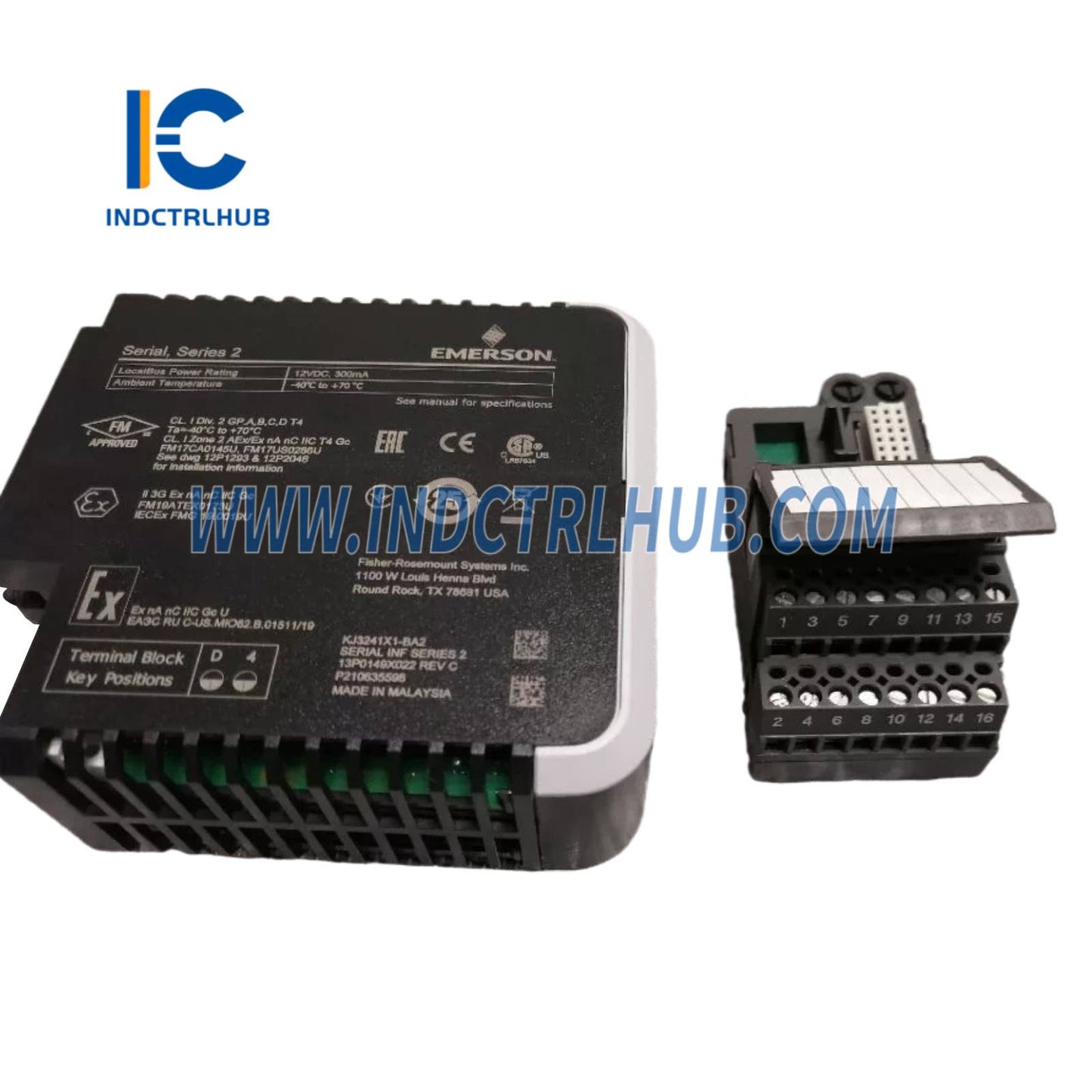 Emerson ‎‎VE4006P2 KJ3241X1-BA1+KJ3003X1-EA1 communication module set