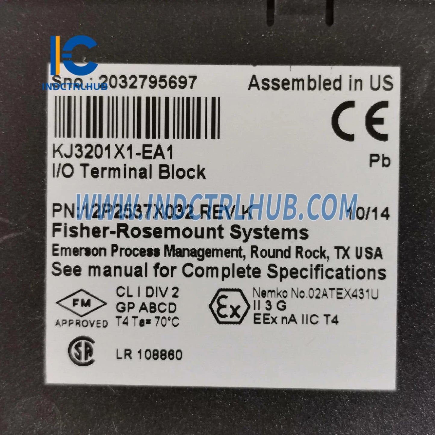 Emerson VE4032S1T2B1 KJ3202X1-BA1 High-Side Digital Output Module