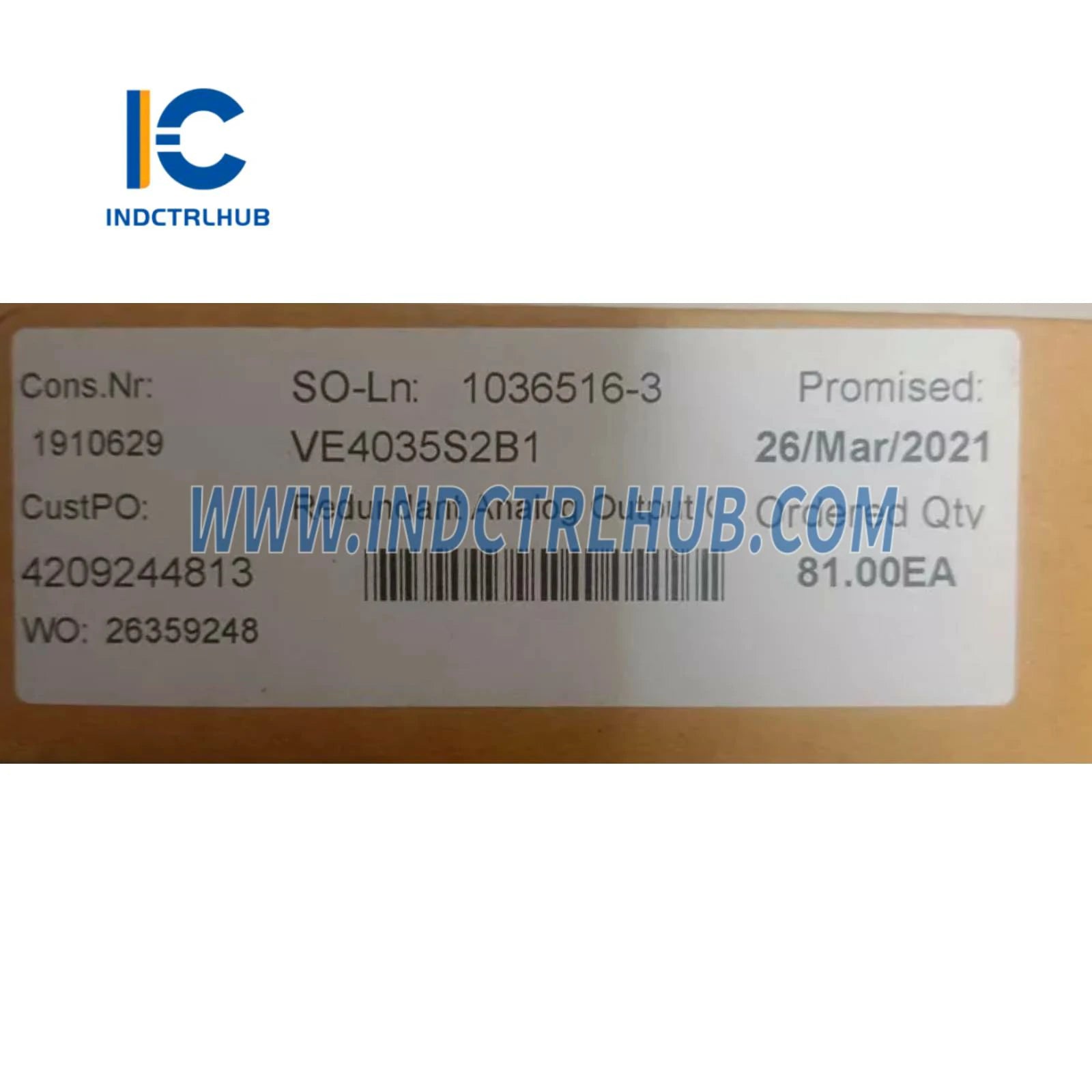 Modul Input Analog CHARM Emerson 12P2532X092 untuk DeltaV Seri S