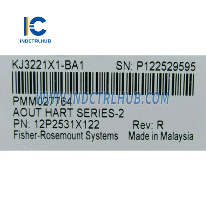 Emerson VE4035S2B1 KJ3221X1-BA1 12P2531X102 Redundant AO Module