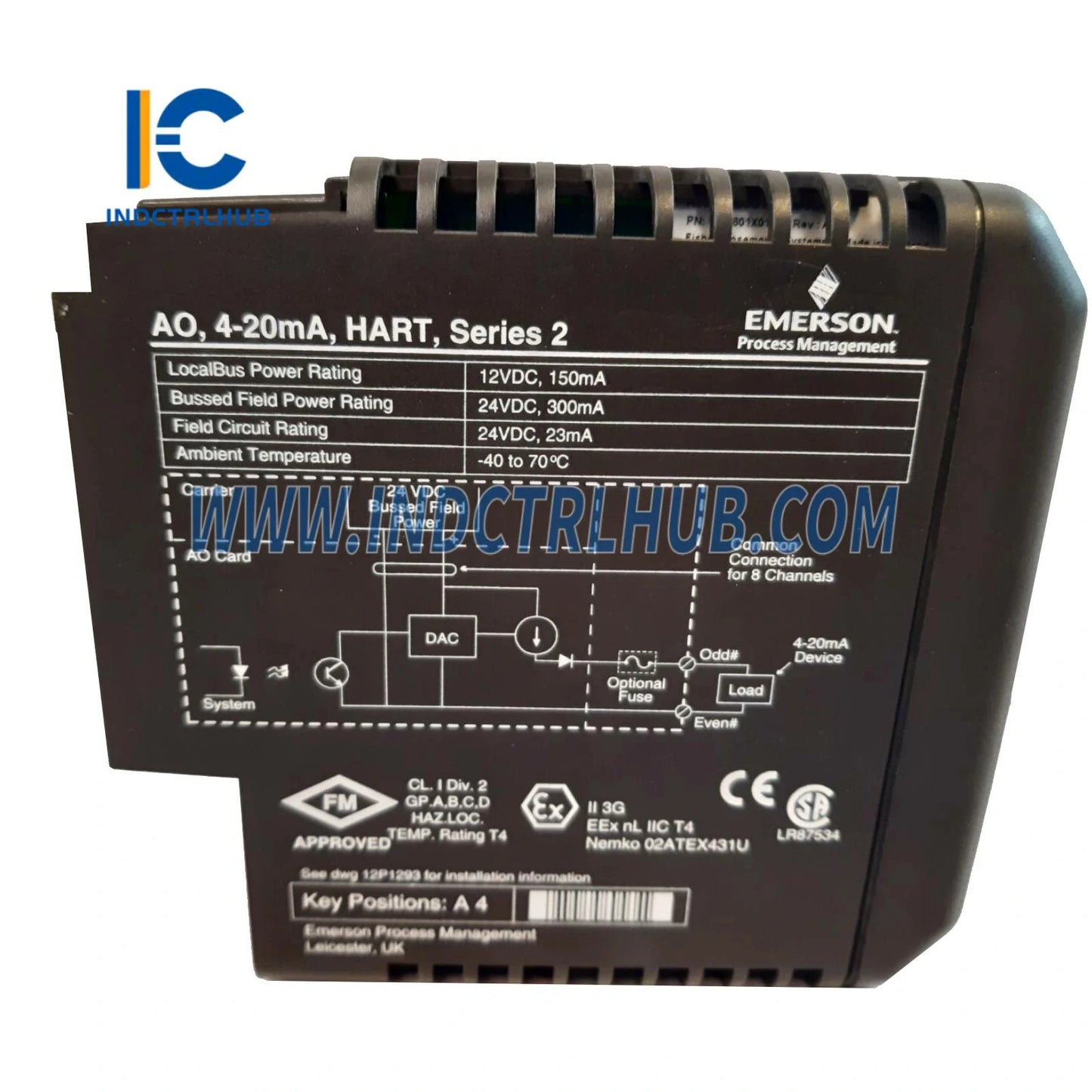 Emerson VE4035S2B1 KJ3221X1-BA1 12P2531X102 Redundant AO Module