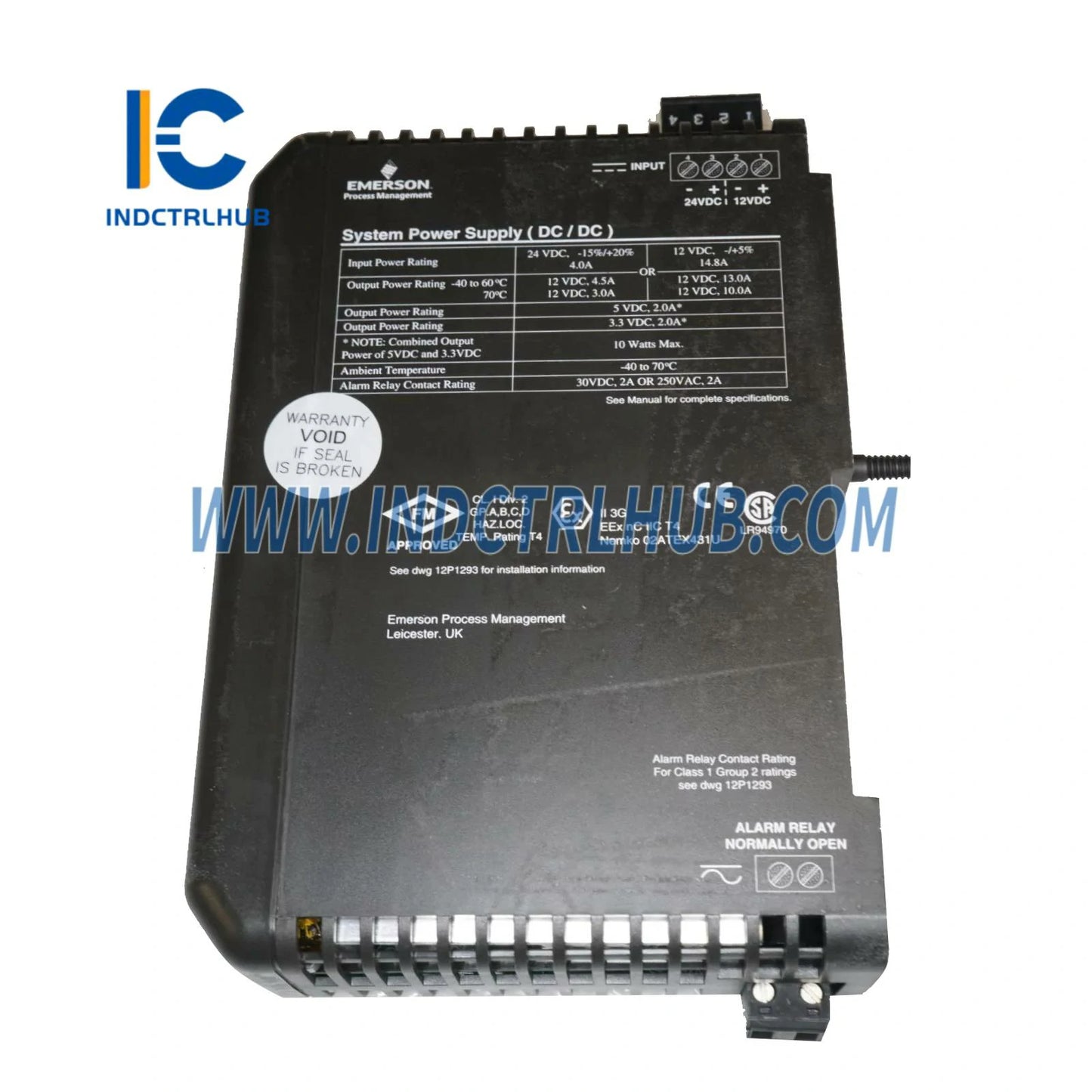 Emerson VE5008 KJ1501X1-BC2 12P2186X042 Dual DC Power Supply