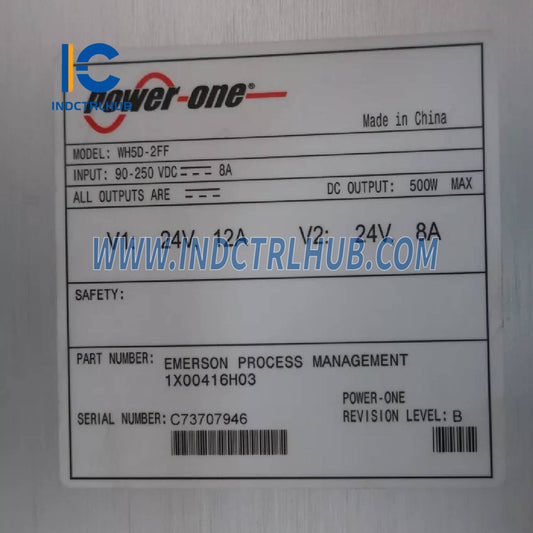 Emerson WH5D-2FF 1X00416H03 Module d'alimentation Ovation