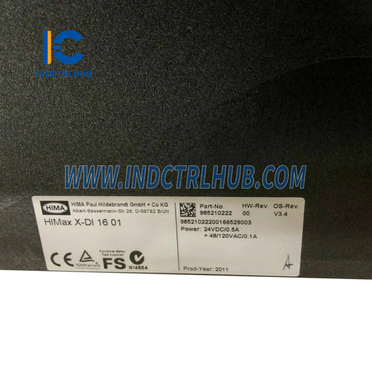 Module de sortie analogique HIMA X-AO 16 01 985210210