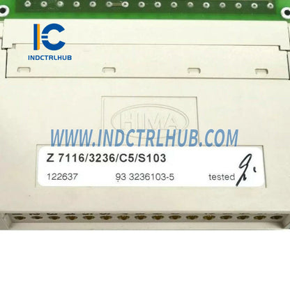 HIMA Z7116/3236/C5 Predný káblový konektor pre vstupný modul F 3221