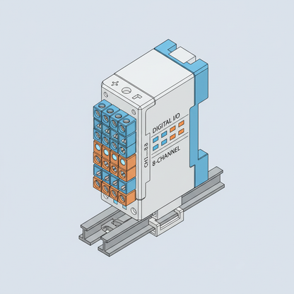 Emerson VE4001S2T1B1 DeltaV I/O Termination Block 8-channel 24V DC isolated discrete input module for industrial process automation